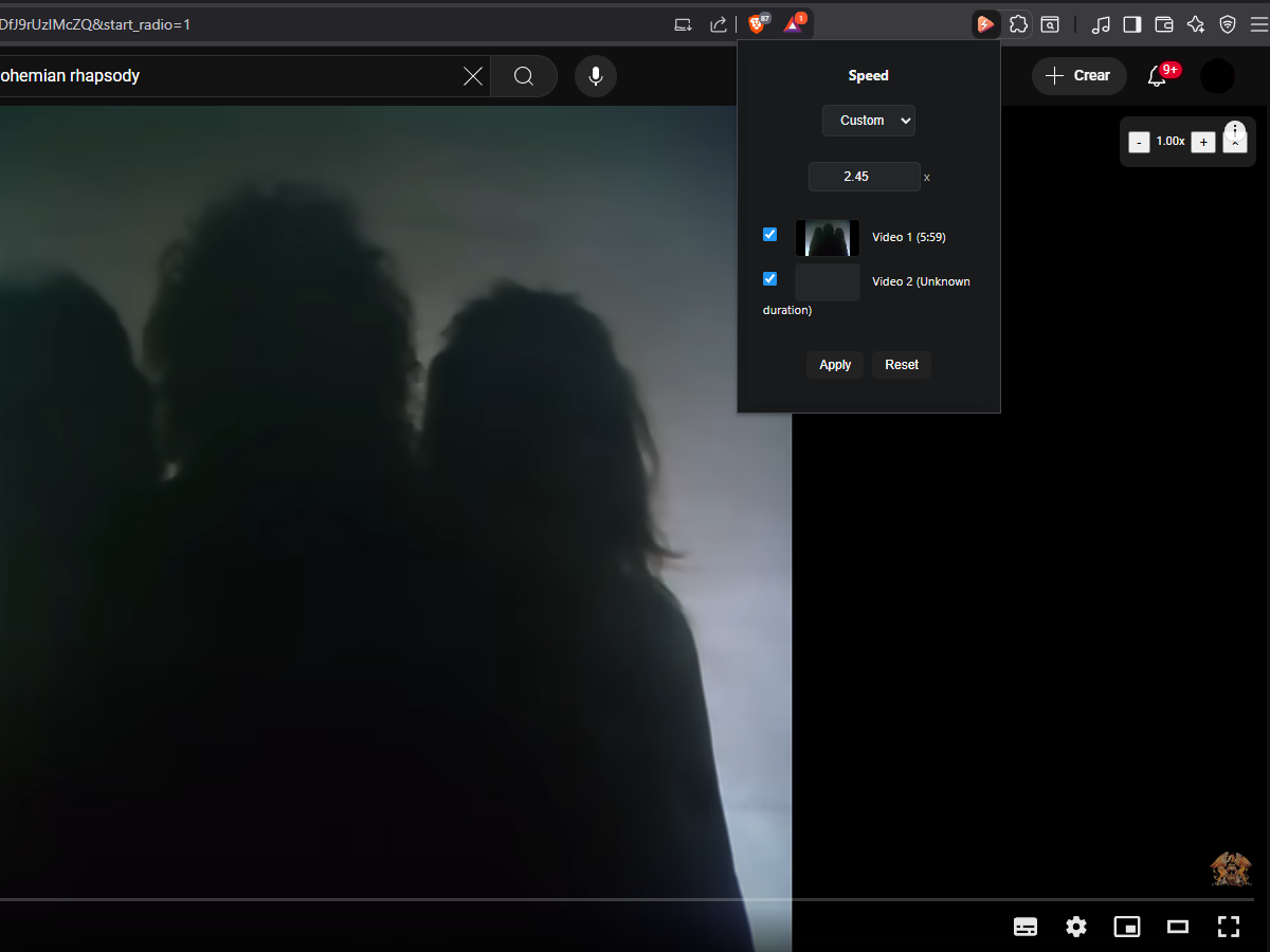Universal Video Speed